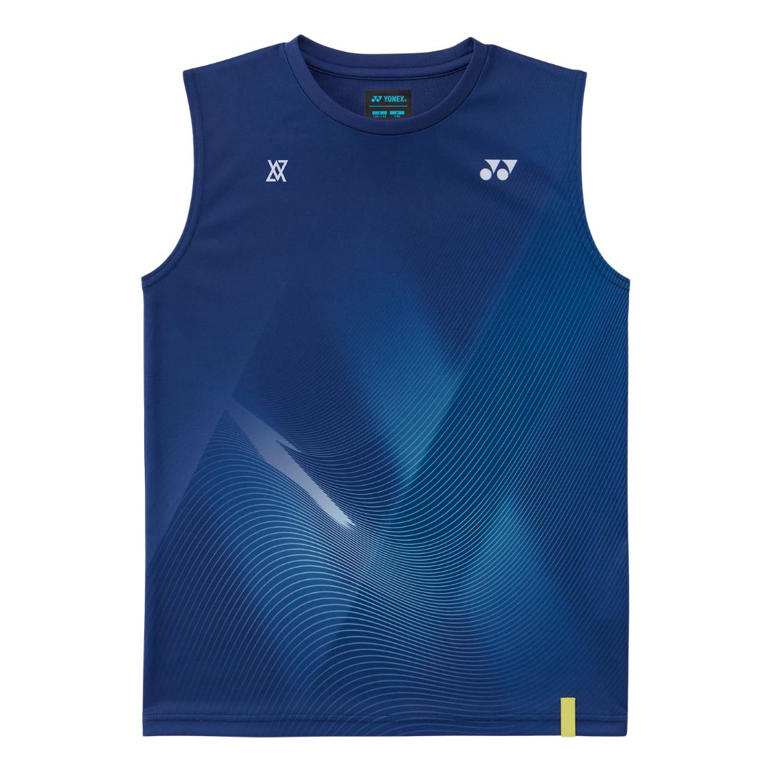 Yonex VA Junior Sleeveless Top Dark Blue